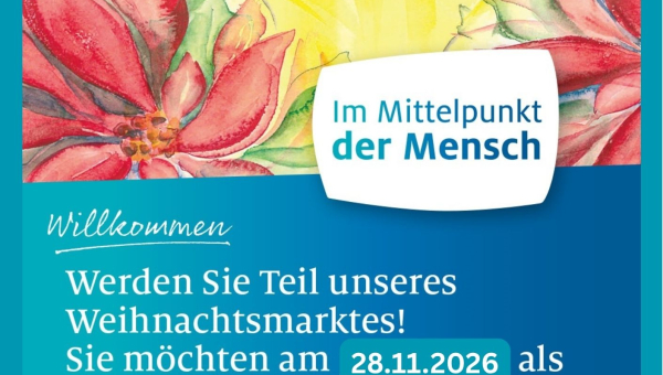 Ausstelleranmeldung Weihnachtsmarkt 28.11.2026