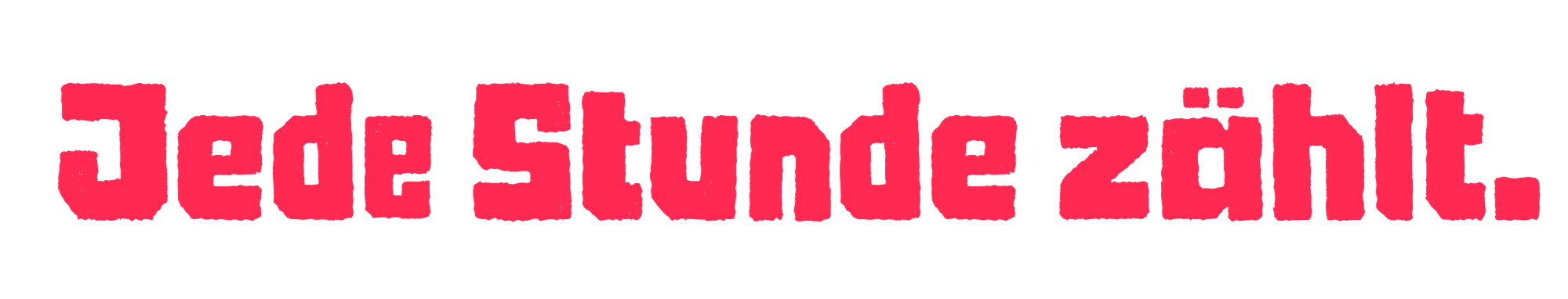 Logo einzeilig transparent rot
